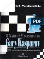 Livro de Xadrez O Teste do Tampo Garry Kasparov