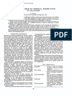 Current Research On Chemical Modification: of Cellulose