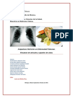 Nutricion en Enfermedad Pulmonar PDF