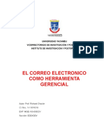 Ensayo sobre Correos Electronicos