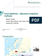 Laboratory Analytical Methods Food Additives MK 59310