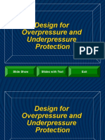 Design For Overpressure and Underpressure Protection: Slide Show Exit Slides With Text