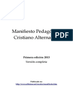 Manifiesto Pegagogico Cristiano Alternativo PDF