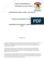 PTAP: Procesos de tratamiento de agua potable