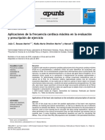 Aplicaciones de La Frecuencia Cardiaca Máxima en La Evaluación y Prescripción de Ejercicio