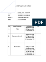 Agenda Ulangan Harian