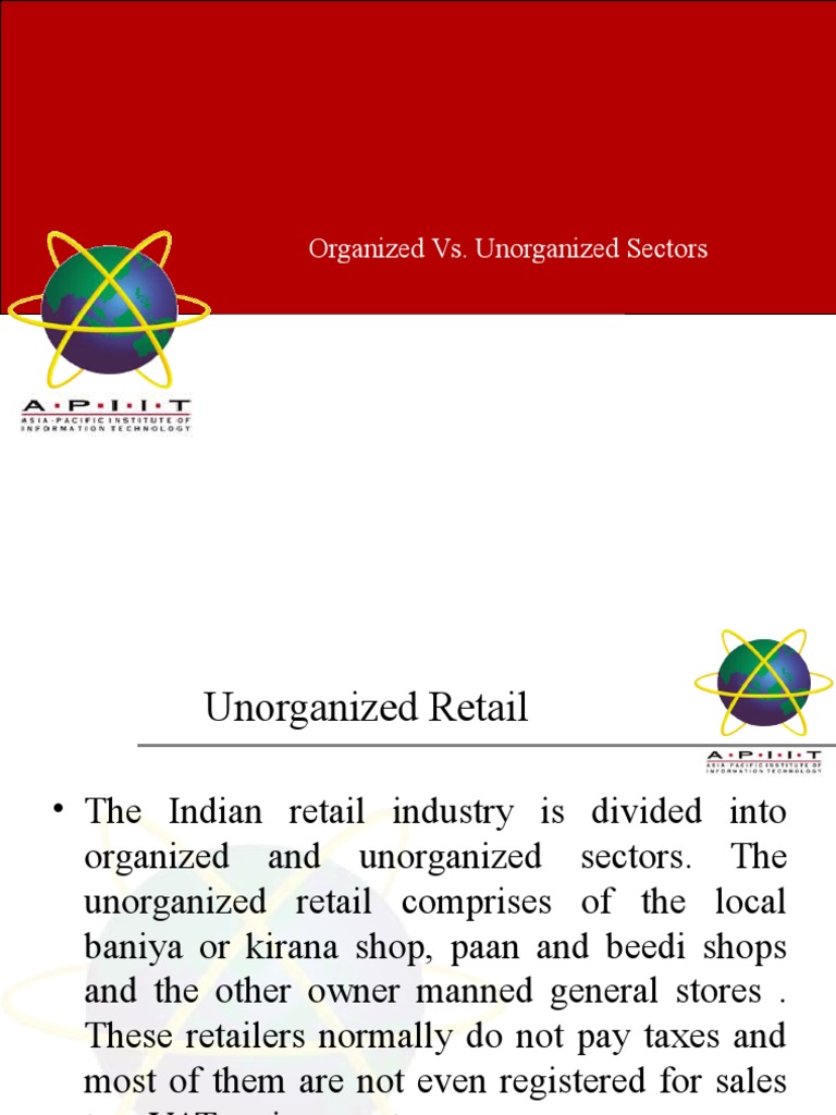 Organized vs Unorganized Retail in India | PDF | Convenience Store ...