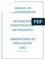 Manual de Procedimientos Intubacion Endotraqueal