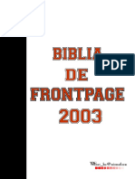 Biblia de FrontPagee 2 0 0 3
