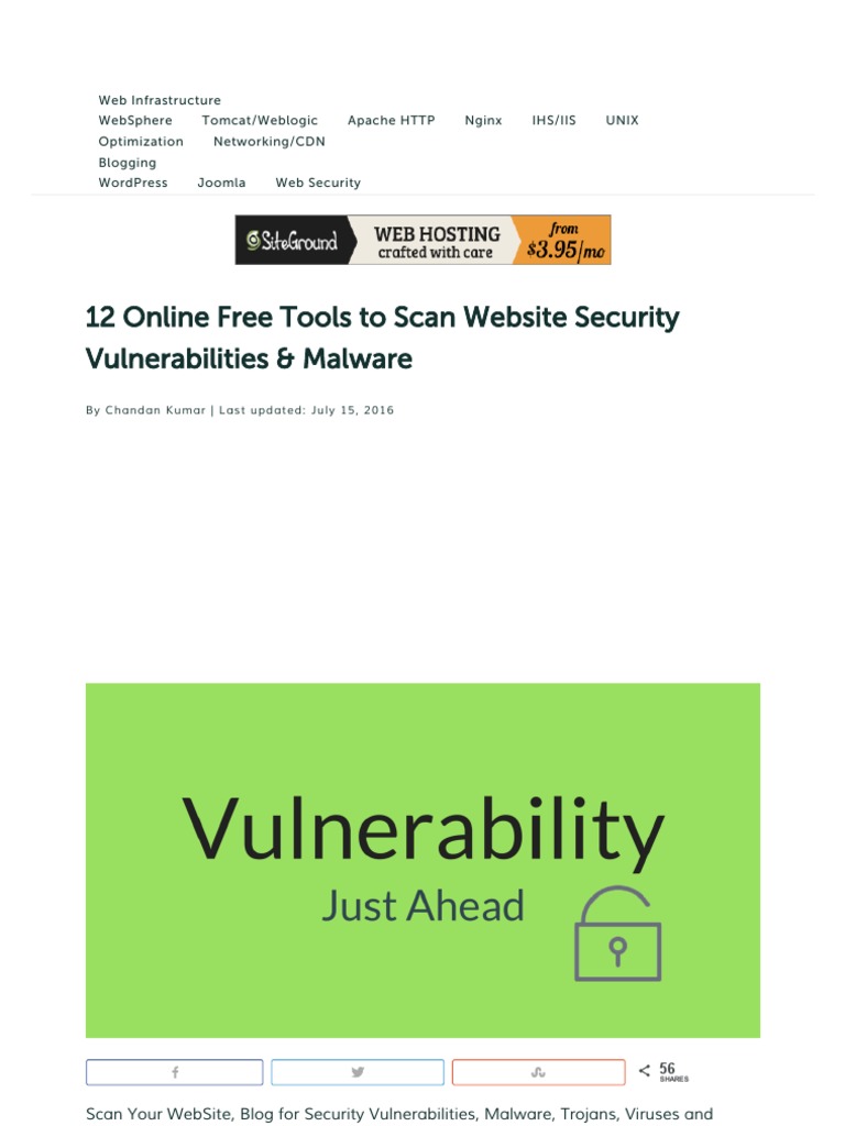 12 Online Free Tools to Scan Website Security FREE Online Website Malware Scanner | Website Security
