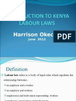 Introduction To Kenya Labour Laws