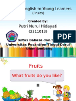 Teaching English To Young Learners: Putri Nurul Hidayati