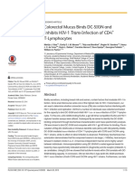 Colorectal Mucus Binds DC-SIGN and PDF