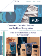 Consumer Decision Process and Problem Recognition