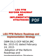 Lgu PFM Reform Roadmap and Implementation Strategies