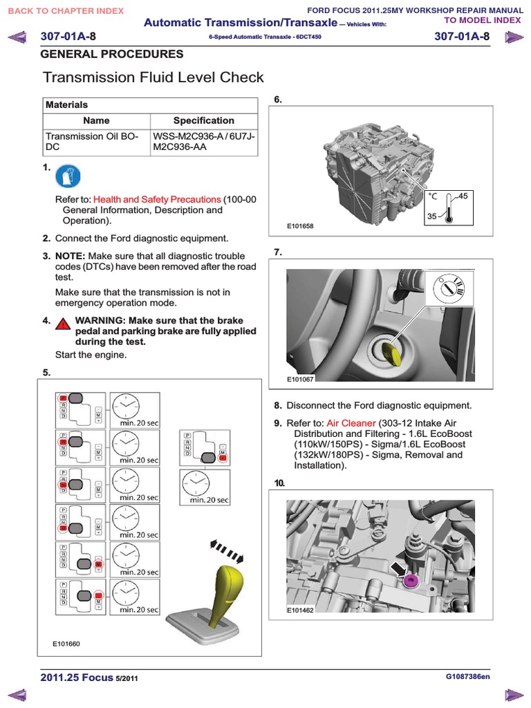 FORD FOCUS WORKSHOP MANUAL PDF FREE DOWNLOAD visual data 2