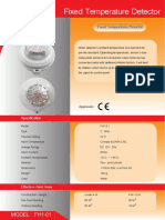 MODEL: FH1-01: Fixed Temperature Detector
