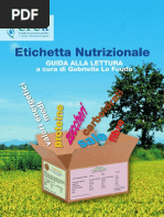 GUIDA ALLA LETTURA DELLE Etichette Nutrizionali on Line