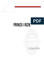 Prinos I Rizik: MR Nada Arežina