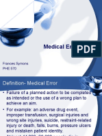 Medical Errors Symons PPT 2008