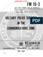 1964 US Army Vietnam War Military Police Support in The Communication Zone 130p