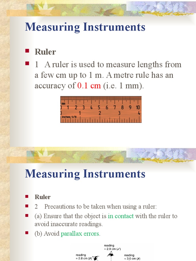 3. Measurements.ppt Equipment Measuring Instrument Free 30day
