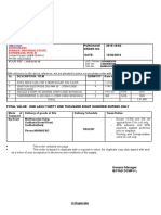 Purchase Order No. Date: 2015-16/63: Your Ref