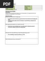 Appraisal Form Sample