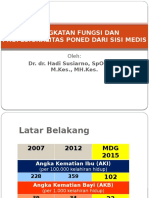 Revisi - Peningkatan Fungsi Dan Profesionalitas PONED Dari Sisi Medis - DR - Dr.hadi Susiarno