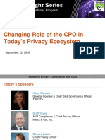 Changing Role of The CPO in Today's Privacy Ecosystem - TRUSTe Webinar