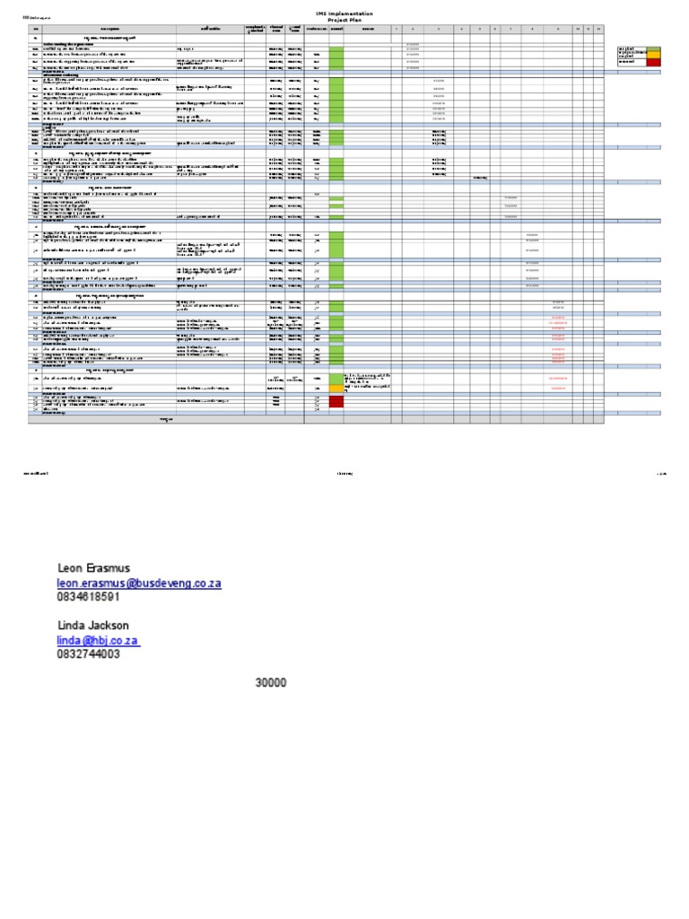 IMS Implementation Project Overview | PDF | Business | Wellness