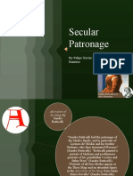 Secular Patronage: by Felipe Xavier Díaz-Ramírez
