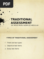 20160910100935Traditional Assessment