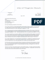 DeSteph Letter About Ground Zero Mosque