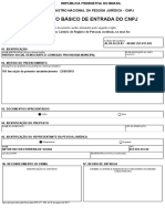 Documento CNPJ Partido Social Democrático