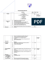 Units Planning 2016-2017: Unit Abilities Structures Hour S Week Notes Revision 4