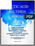 Lactic Acid Bacteria Serum (LABS)
