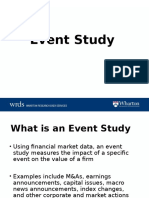 Investments Event Study Slide