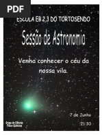 Cartaz de astronomia