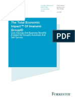 The Total Economic Impact™ Of Imanami GroupID