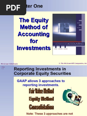 Ppt Advanced Accounting 7e Hoyle Chapter 1 Investing Stocks