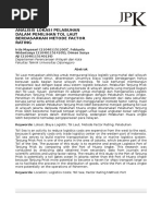 Download ANALISIS LOKASI PELABUHAN DALAM PEMILIHAN TOL LAUT BERDASARKAN METODE FACTOR RATING by Luhan Rina SN325496764 doc pdf