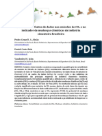 Influência Das Fontes de Dados Nas Emissões de CO2 e No Indicador de Mudanças Climáticas Da Indústria Cimenteira Brasileira