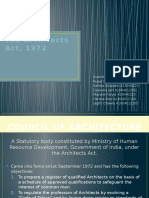 The Architects Act, 1972