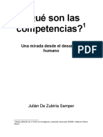 Que Son Las Competencias Una Mirada Desde El Desarrollo Humano PDF