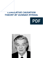 Cumulative Causation Theory by Gunnar Myrdal