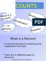 Recount Powerpoint Grade 4