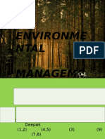 Environme Ntal Manageme NT