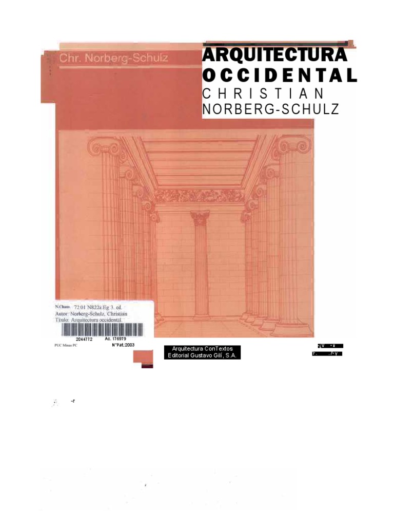 Christian Norberg Schulz - Arquitectura Occidental ARD2 | Descargar ...
