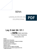 Legislación en Salud Ocupacional